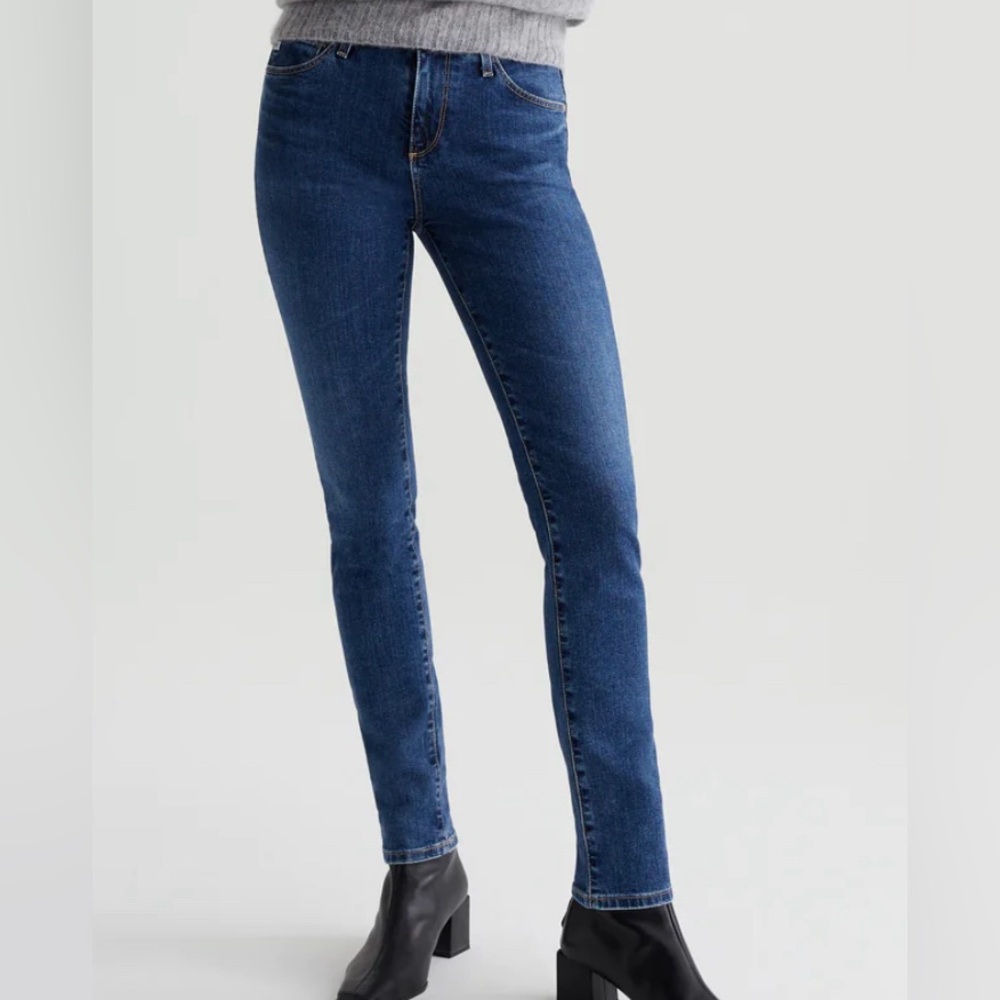 AG Denim The Prima Mid Rise Cigarette Jeans